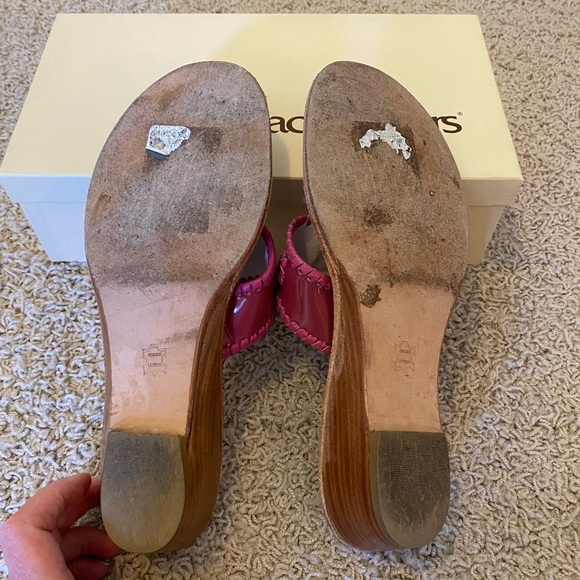 💗EUC Jack Rogers Key West Fuschia 9💗 - Picture 4 of 6